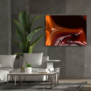 'Molten Caramel ' by Epic Portfolio, Canvas Wall Art,54 x 40