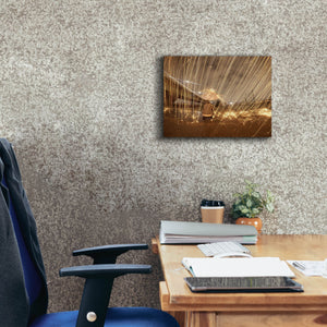 'Metallic Rain' by Epic Portfolio, Canvas Wall Art,16 x 12