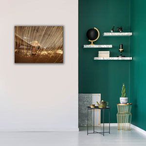 'Metallic Rain' by Epic Portfolio, Canvas Wall Art,34 x 26