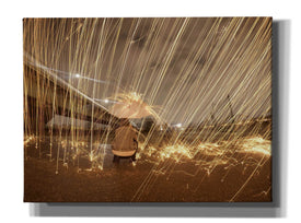 'Metallic Rain' by Epic Portfolio, Canvas Wall Art