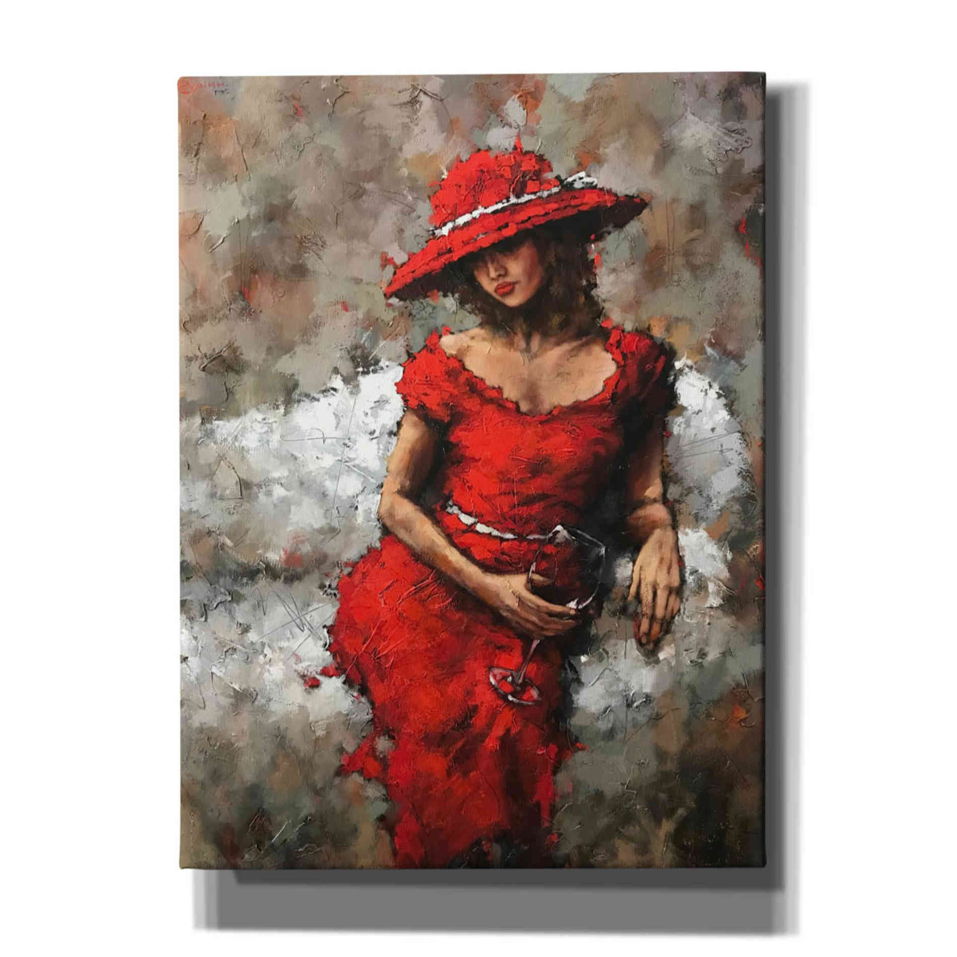 'Wine and Unwind' by Alexander Gunin,  Canvas Wall Art