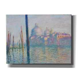 'Le Grand Canal' by Claude Monet, Canvas Wall Art,Size B Landscape