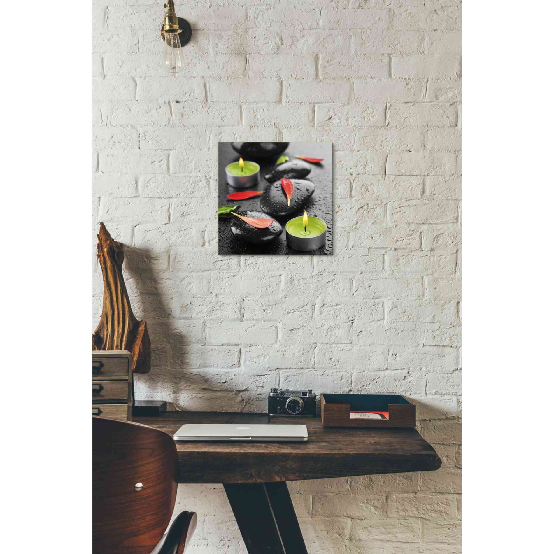 'Spa Rocks 4' Canvas Wall Art,12 x 12