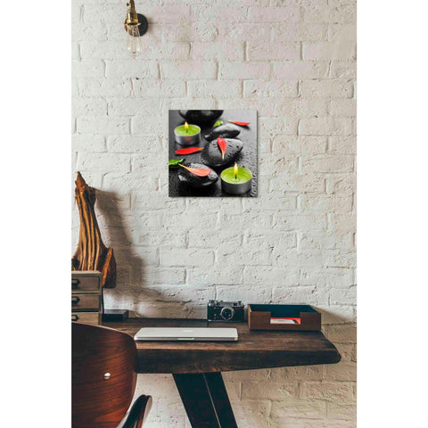 Image of 'Spa Rocks 4' Canvas Wall Art,12 x 12