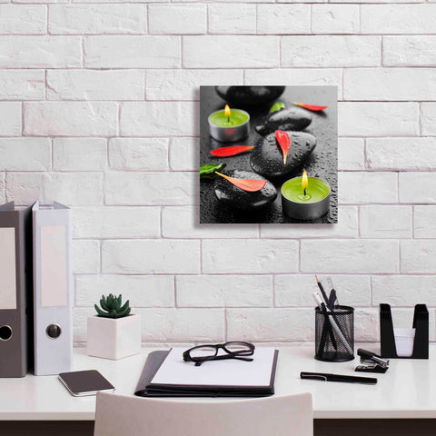 Image of 'Spa Rocks 4' Canvas Wall Art,12 x 12