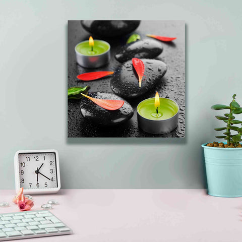 Image of 'Spa Rocks 4' Canvas Wall Art,12 x 12