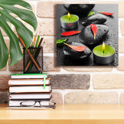 Image of 'Spa Rocks 4' Canvas Wall Art,12 x 12
