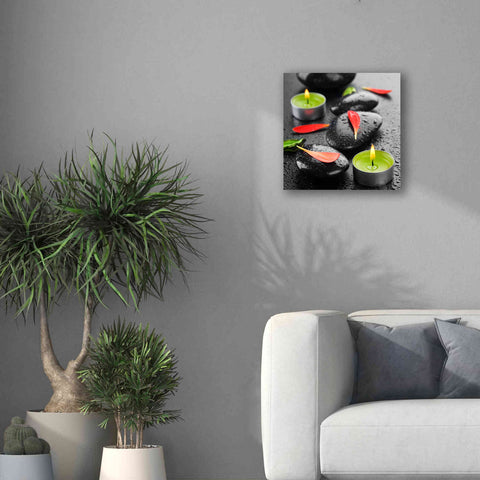 Image of 'Spa Rocks 4' Canvas Wall Art,18 x 18