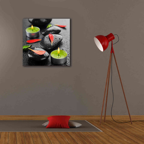 Image of 'Spa Rocks 4' Canvas Wall Art,26 x 26