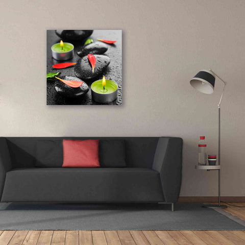 Image of 'Spa Rocks 4' Canvas Wall Art,37 x 37
