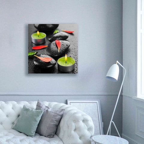 Image of 'Spa Rocks 4' Canvas Wall Art,37 x 37