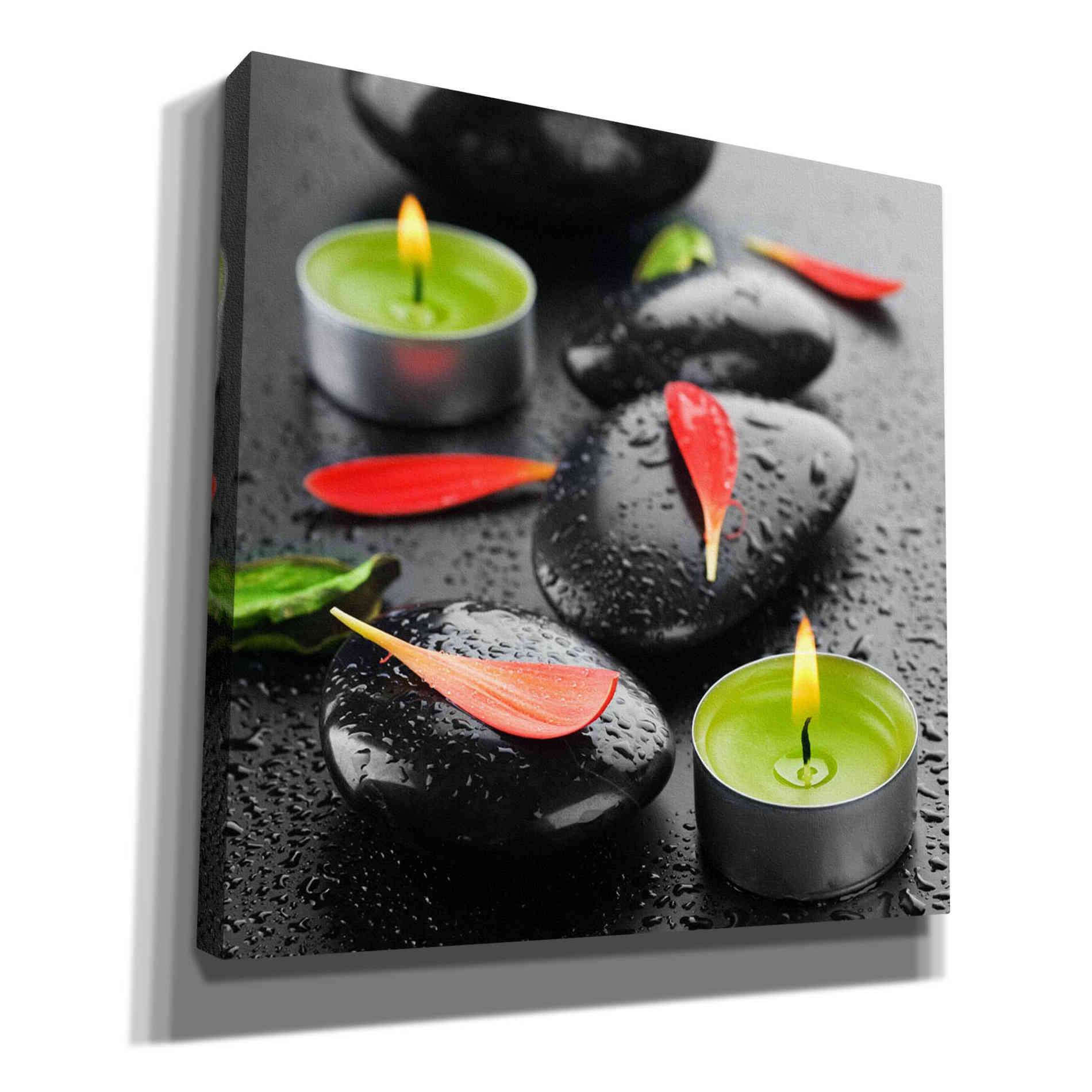 'Spa Rocks 4' Canvas Wall Art