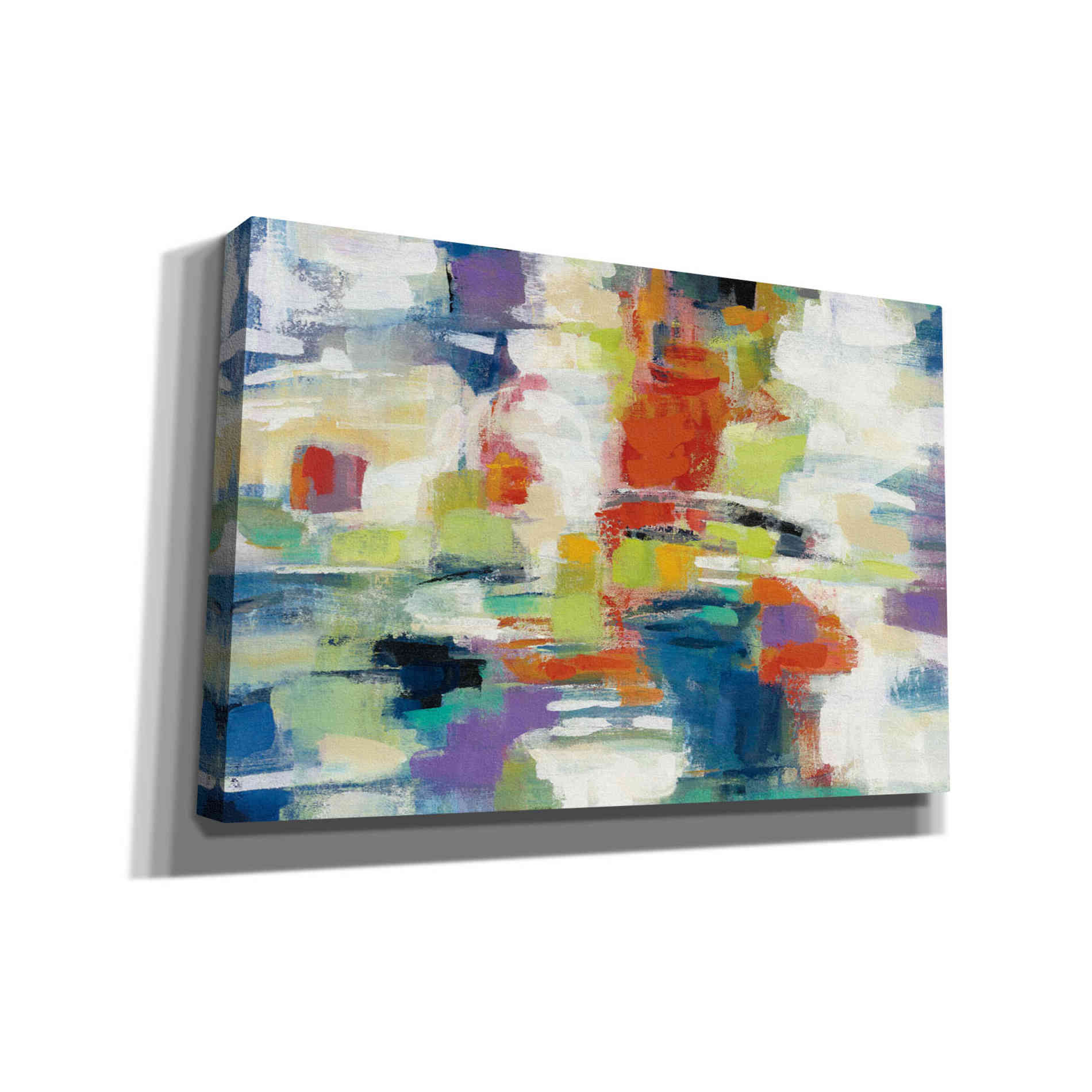 'Island Town' by Silvia Vassileva, Canvas Wall Art