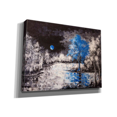 Image of "Blue Moon" Giclee Canvas Wall Art