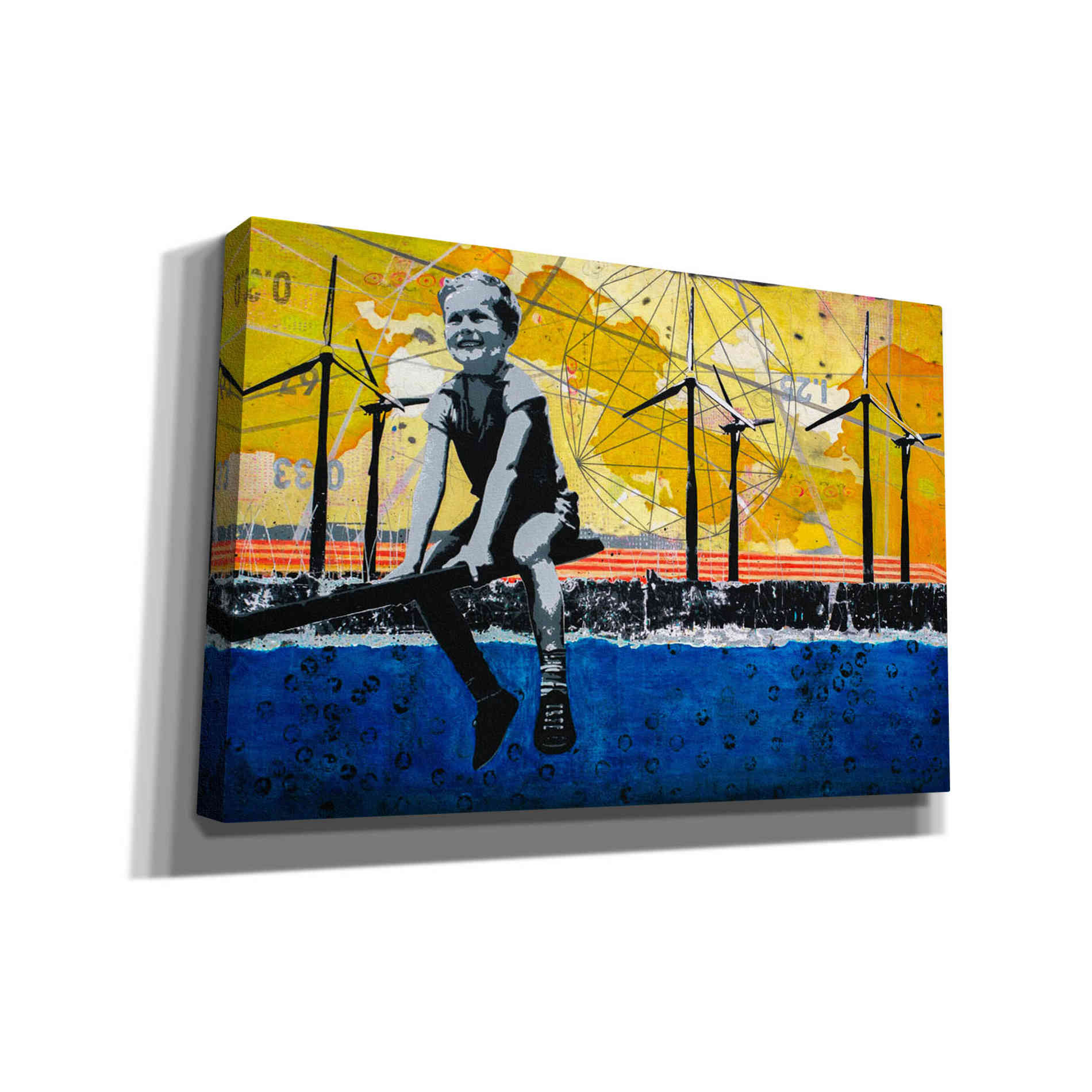 'BRIGHT I' by DB Waterman, Canvas Wall Art