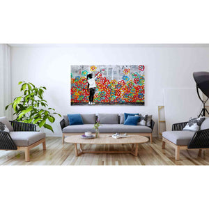'FLOWER POWER' by DB Waterman, Giclee Canvas Wall Art