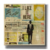 'I LIKE IT HERE' by DB Waterman, Giclee Canvas Wall Art