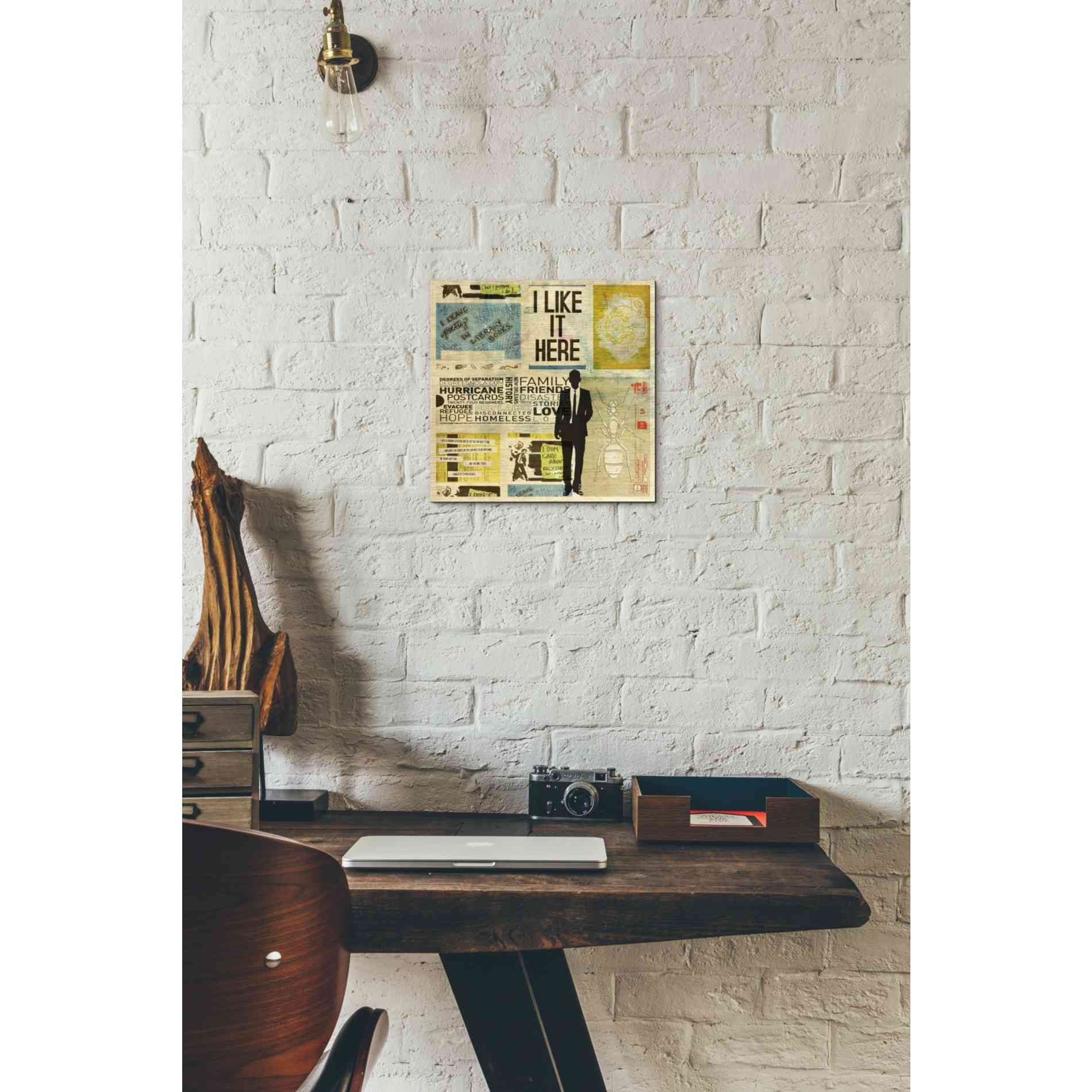 'I LIKE IT HERE' by DB Waterman, Giclee Canvas Wall Art