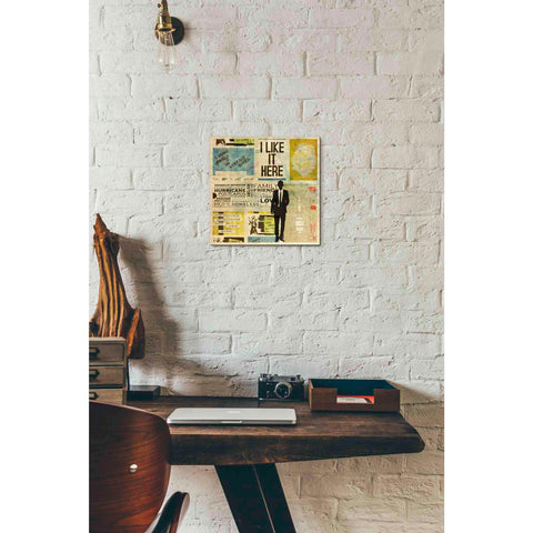 Image of 'I LIKE IT HERE' by DB Waterman, Giclee Canvas Wall Art