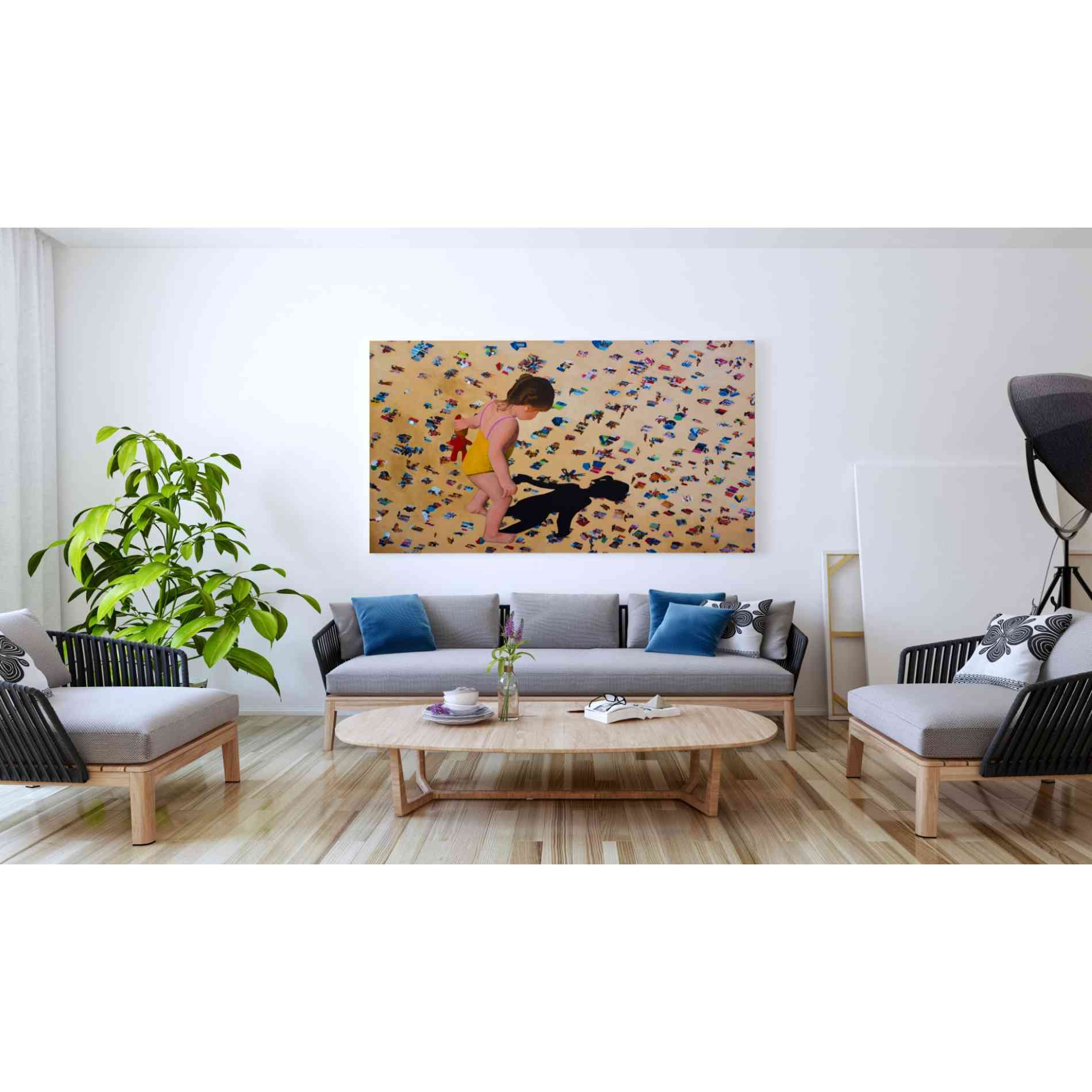 'ME AND MY PAL II' by DB Waterman, Giclee Canvas Wall Art