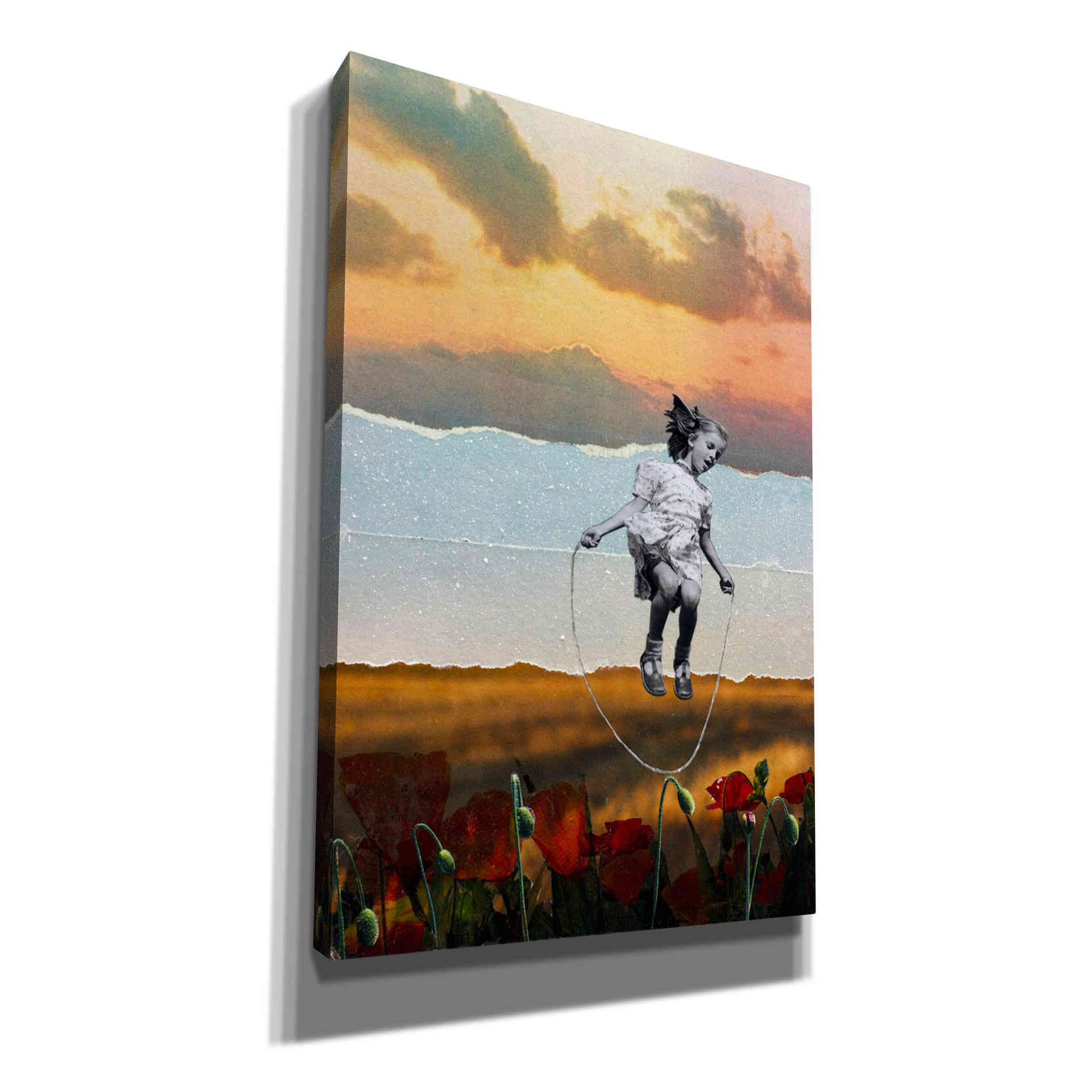 'POPPIES' by DB Waterman, Giclee Canvas Wall Art