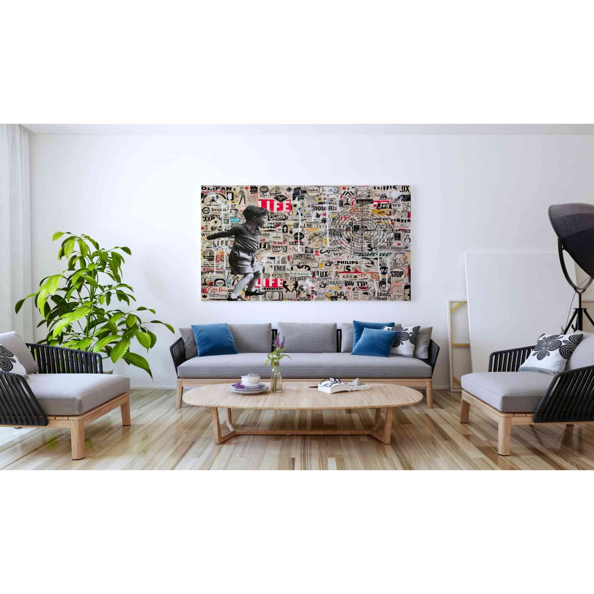 'TARGET' by DB Waterman, Canvas Wall Art,60 x 40
