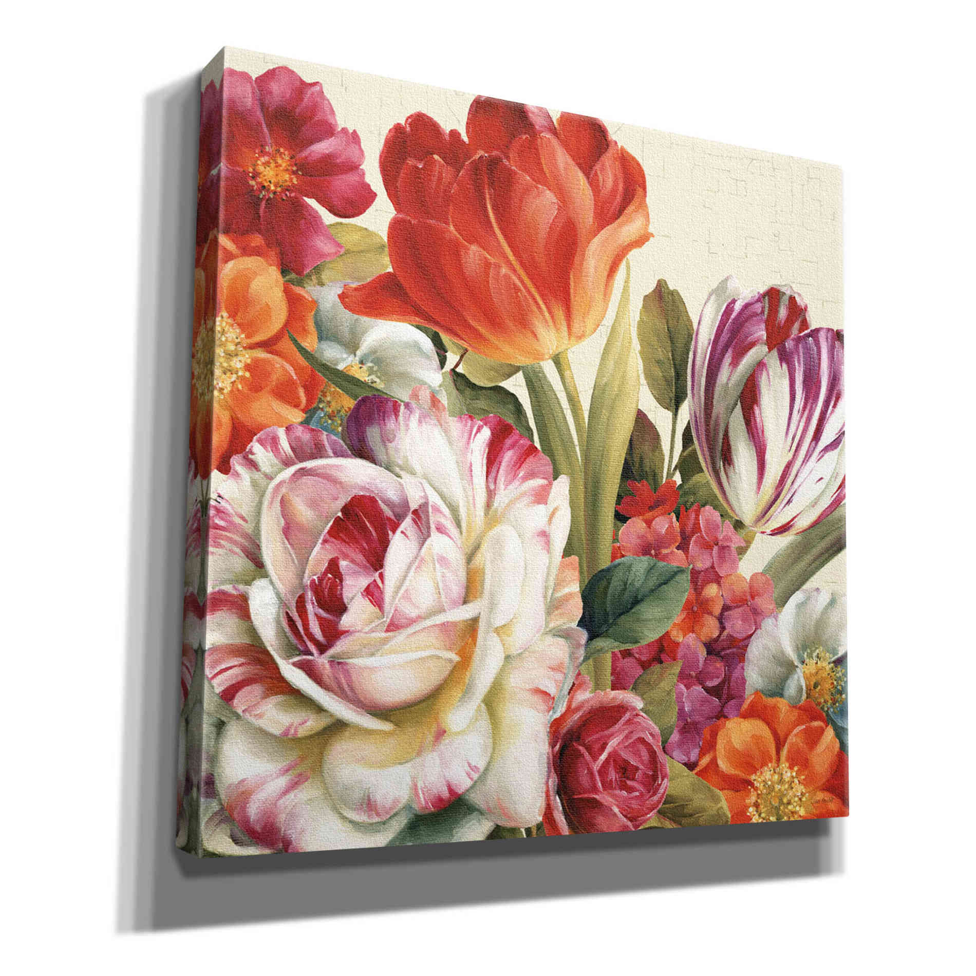 'Garden View Tossed' by Lisa Audit Canvas Wall Art