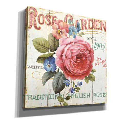 Image of 'Rose Garden I' by Lisa Audit, Canvas Wall Art