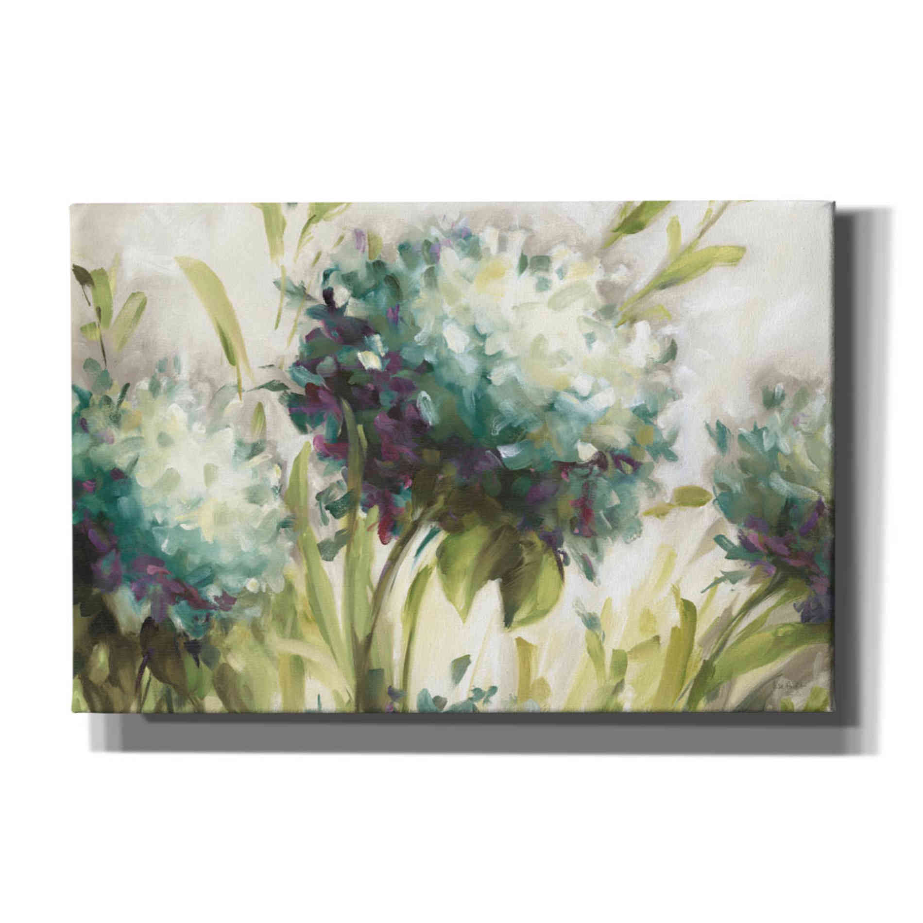 'Hydrangea Field' by Lisa Audit, Canvas Wall Art
