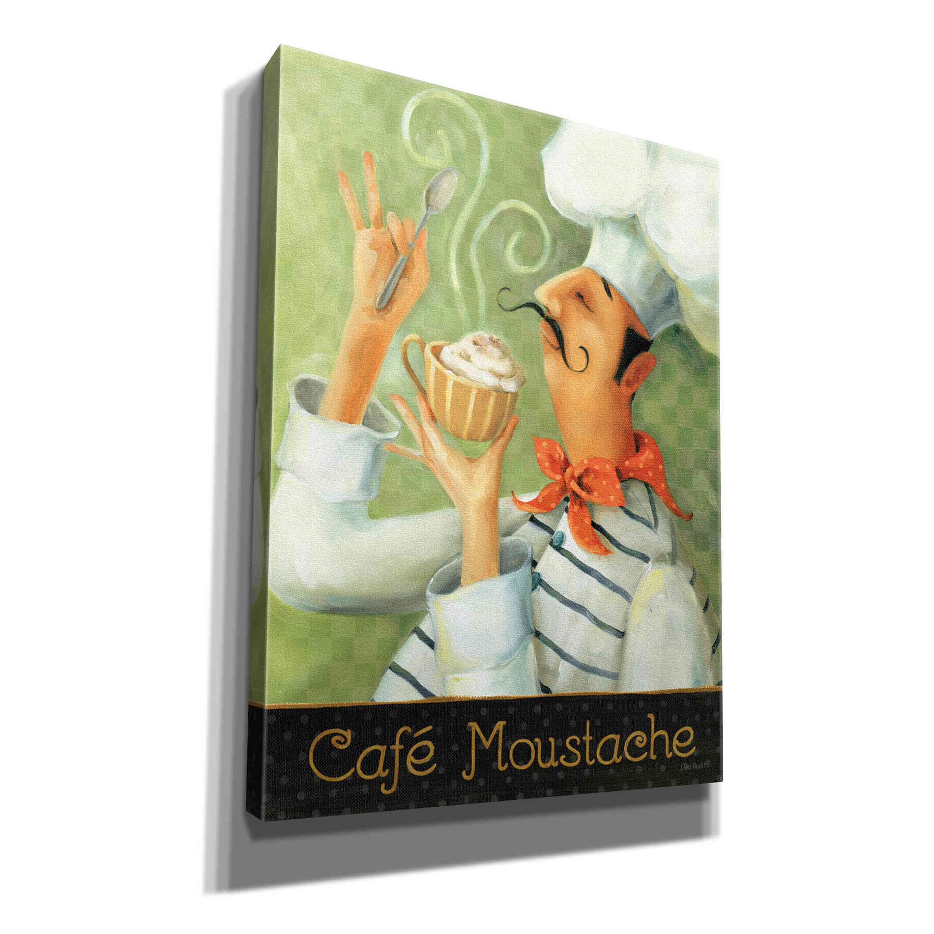 'Cafe Moustache II' by Lisa Audit, Canvas Wall Art