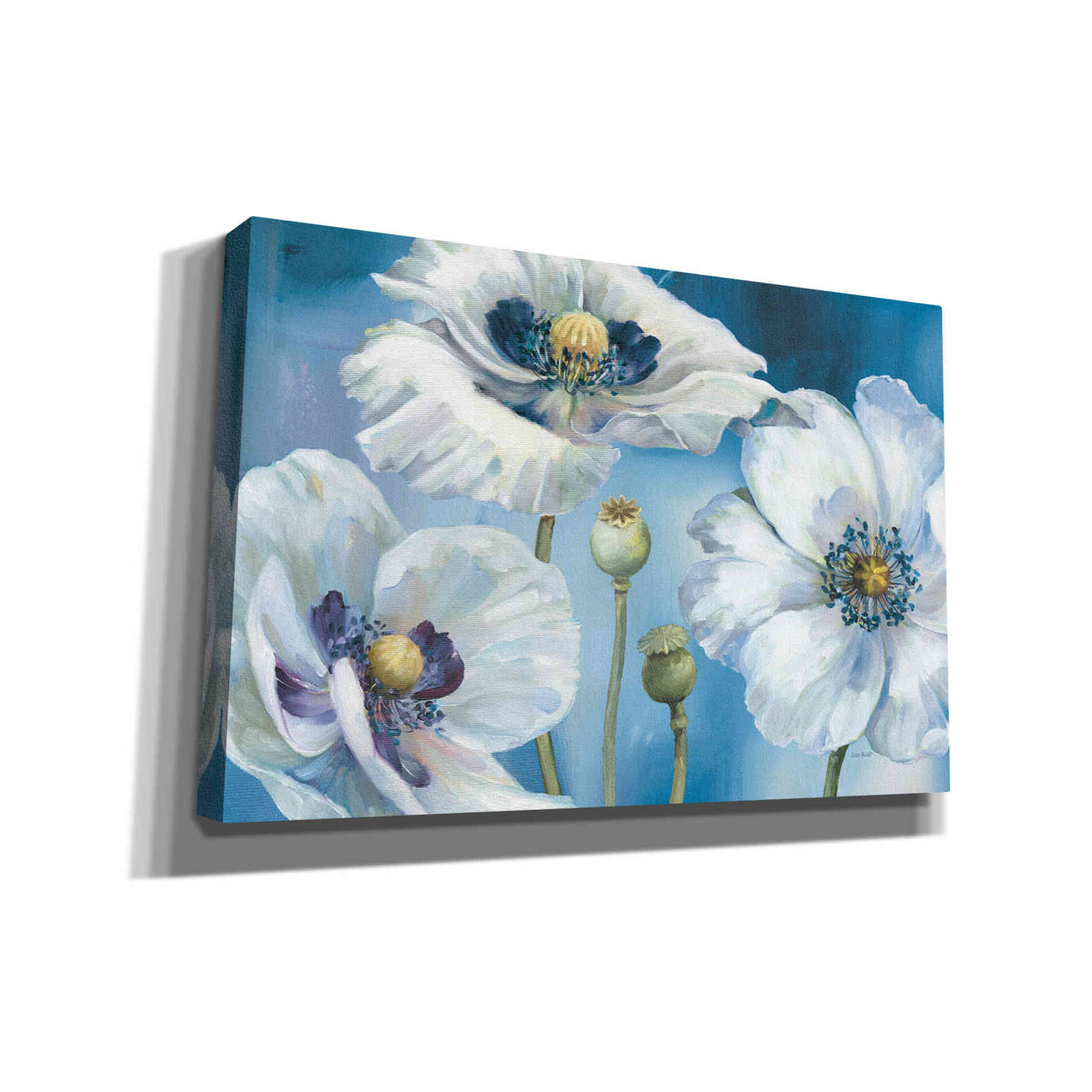 'Blue Dance I' by Lisa Audit, Canvas Wall Art