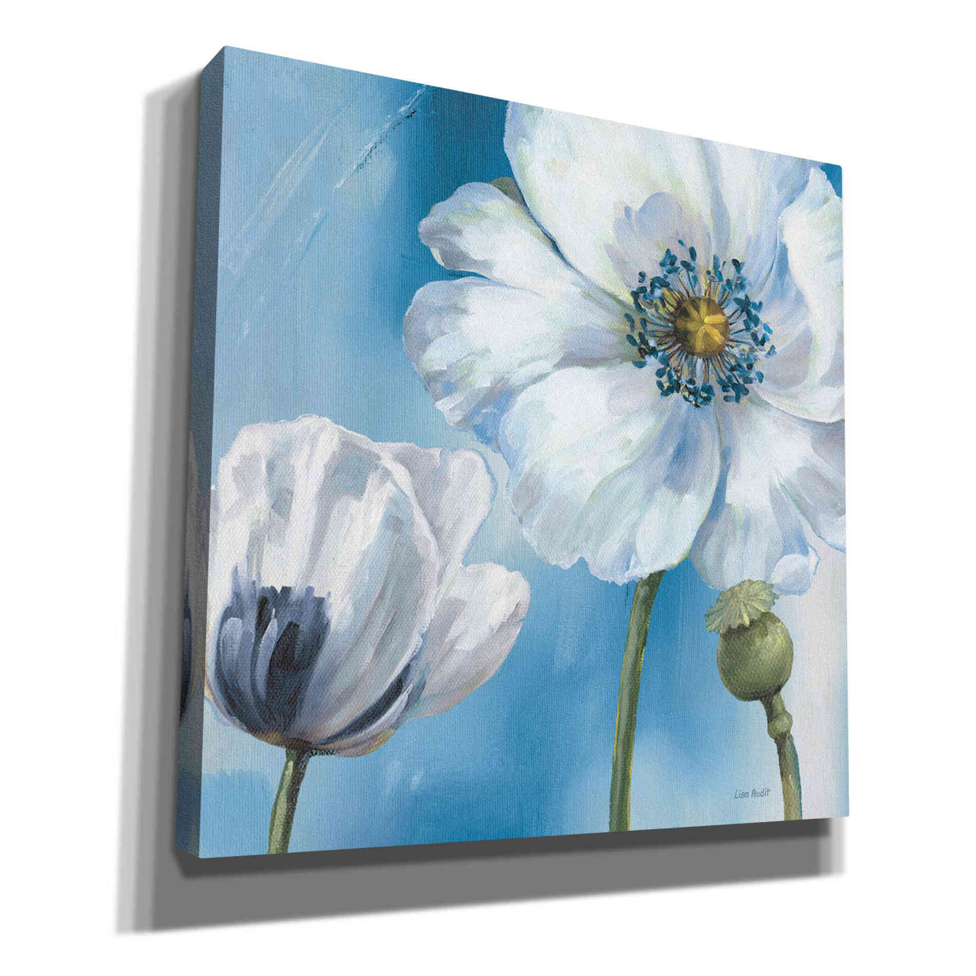 'Blue Dance III' by Lisa Audit, Canvas Wall Art