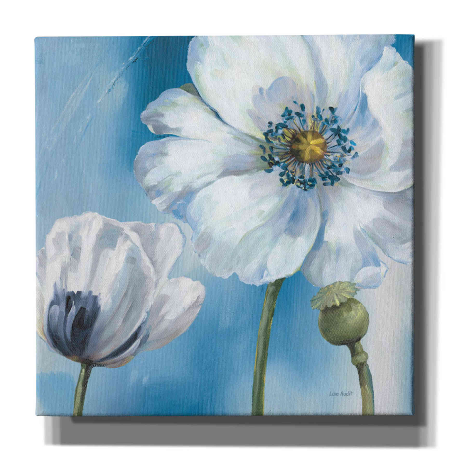 'Blue Dance III' by Lisa Audit, Canvas Wall Art