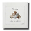 'Pebbles and Sandpipers VI' by Lisa Audit, Canvas Wall Art