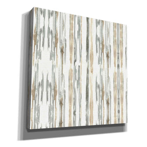 'Sand and Sea Gold Stripes' by Lisa Audit, Canvas Wall Art