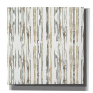 'Sand and Sea Gold Stripes' by Lisa Audit, Canvas Wall Art