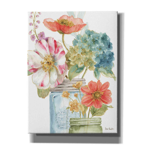 Image of 'Rainbow Seeds Flowers IX' by Lisa Audit, Canvas Wall Art