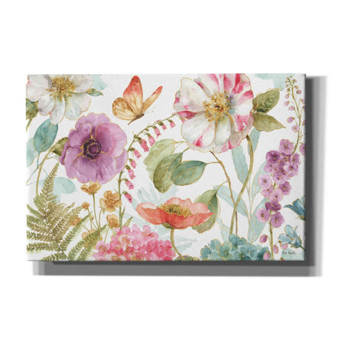 Image of 'Rainbow Seeds Flowers I' by Lisa Audit, Canvas Wall Art
