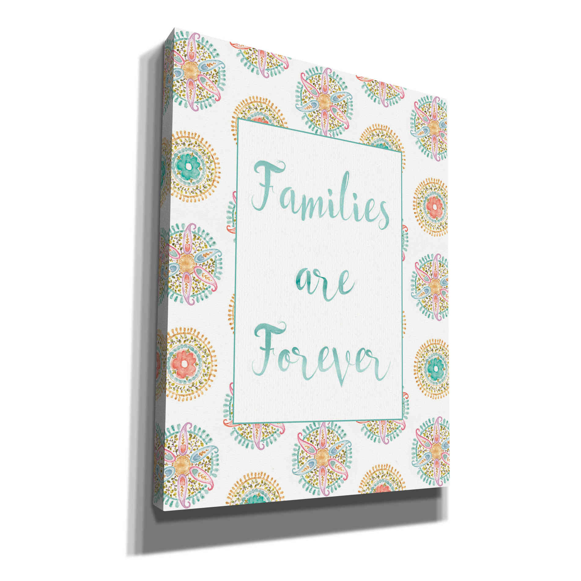 'Rainbow Seeds Families' by Lisa Audit, Canvas Wall Art
