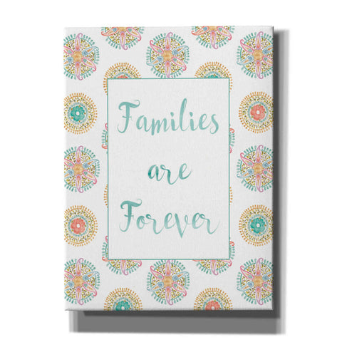 Image of 'Rainbow Seeds Families' by Lisa Audit, Canvas Wall Art