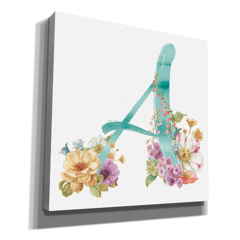 Image of 'Rainbow Seeds Monogram A' by Lisa Audit, Canvas Wall Art