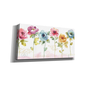 'Rainbow Seeds Loose Floral V' by Lisa Audit, Canvas Wall Art