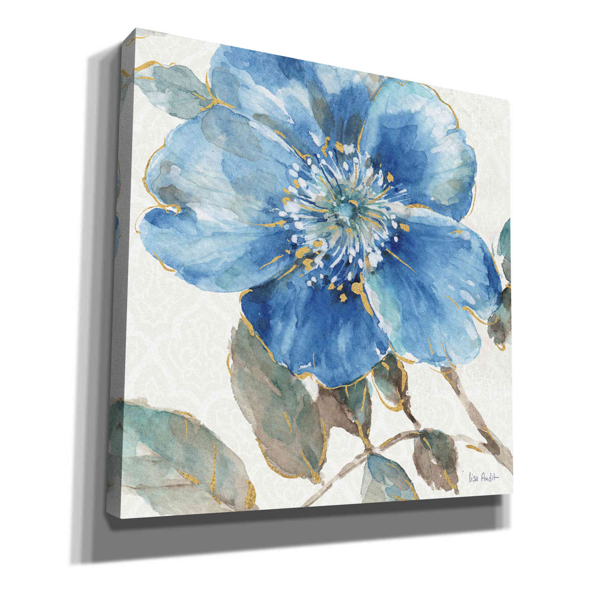 'Indigold V' by Lisa Audit, Canvas Wall Art