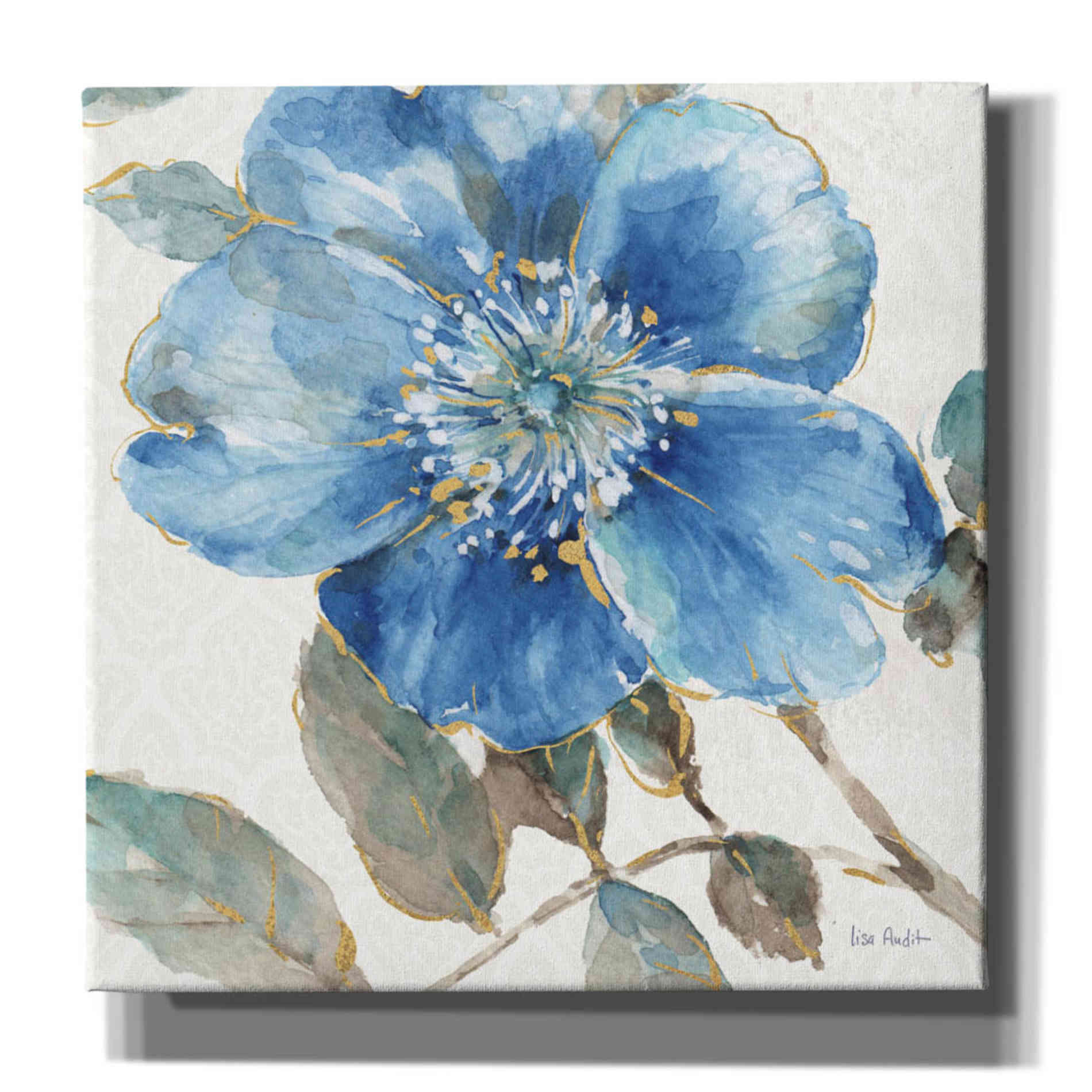 'Indigold V' by Lisa Audit, Canvas Wall Art
