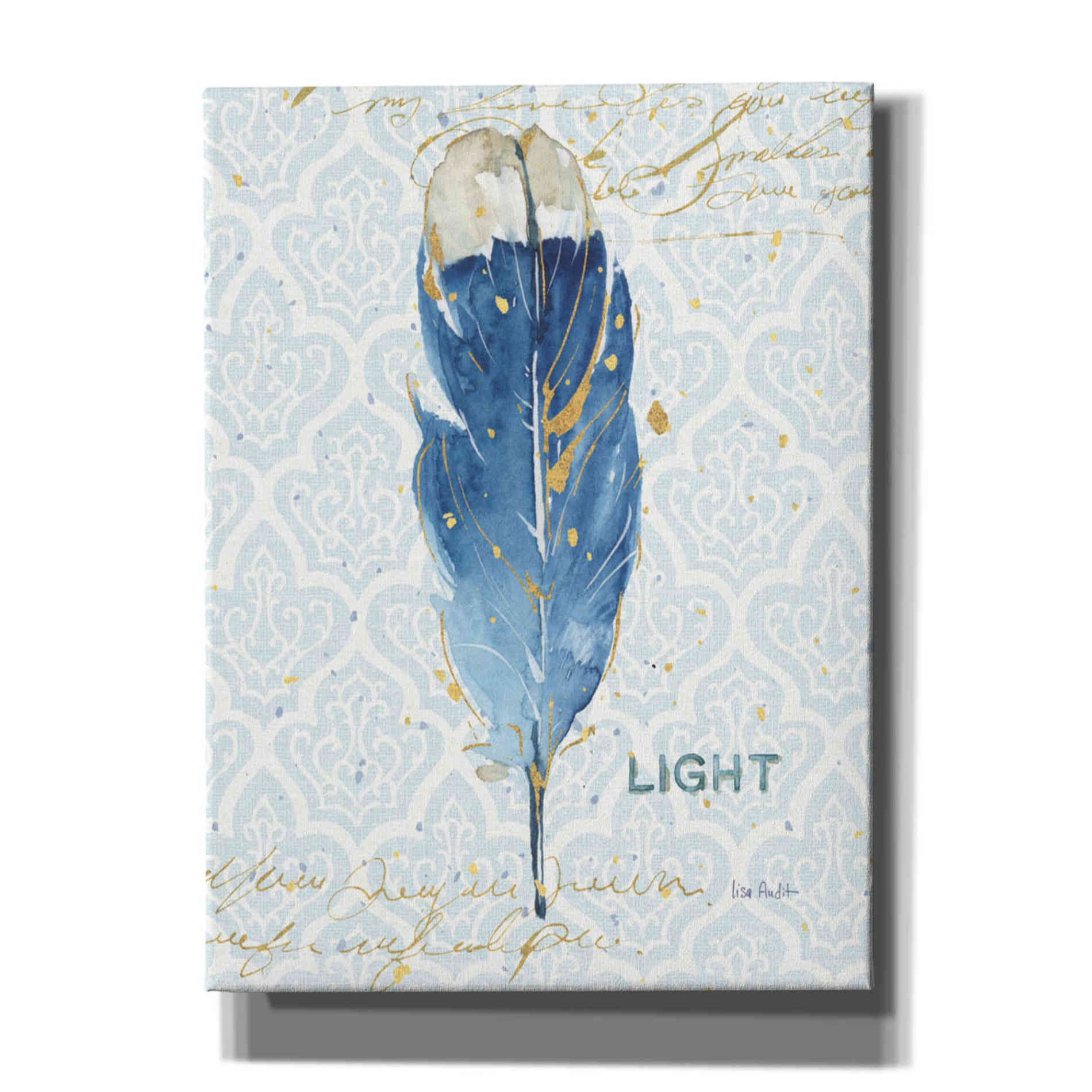 'Indigold XVIII' by Lisa Audit, Canvas Wall Art