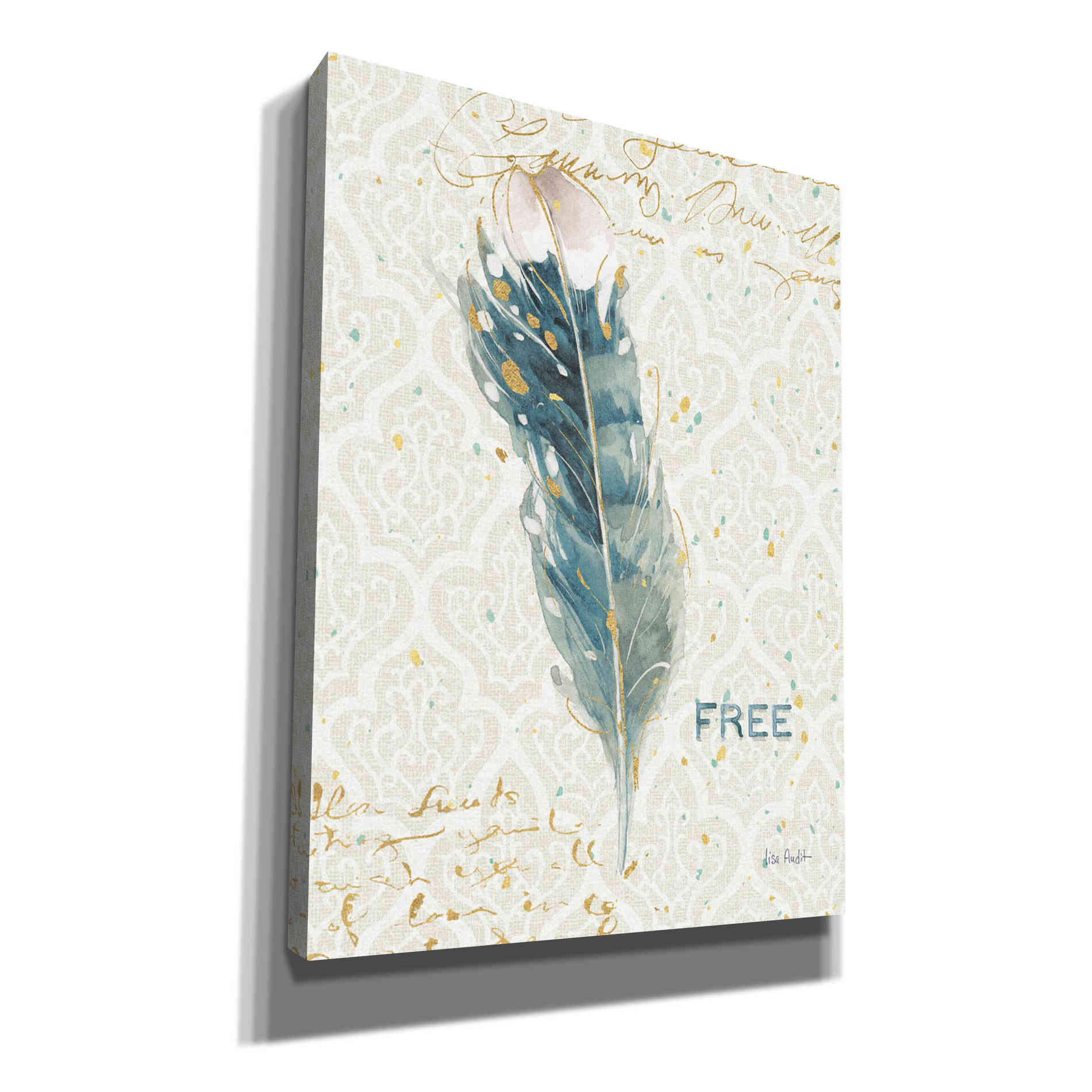 'Indigold XX' by Lisa Audit, Canvas Wall Art