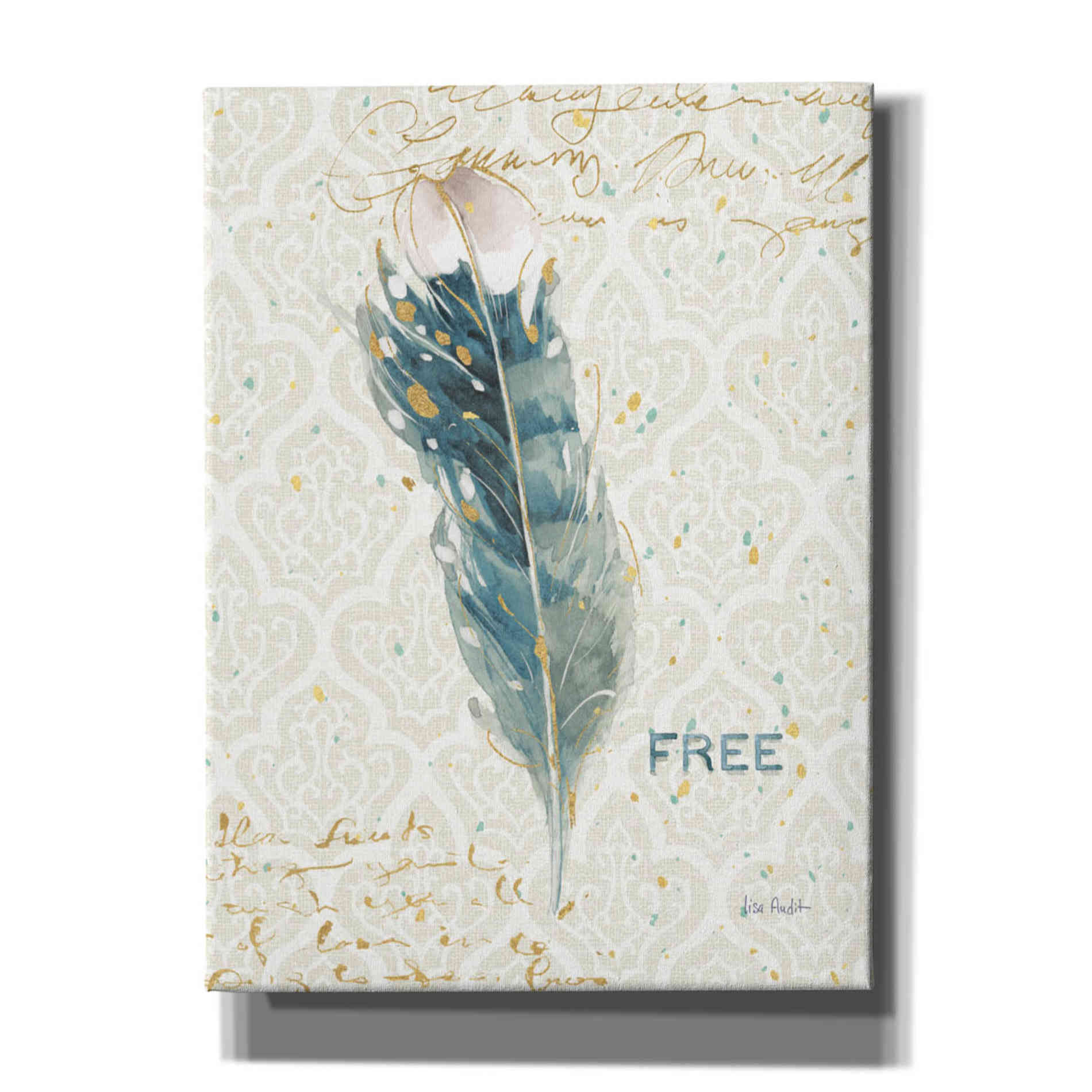 'Indigold XX' by Lisa Audit, Canvas Wall Art