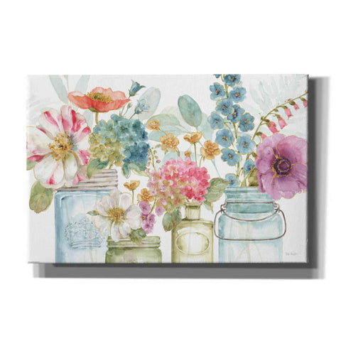 Image of 'Rainbow Seeds Flowers X' by Lisa Audit, Canvas Wall Art