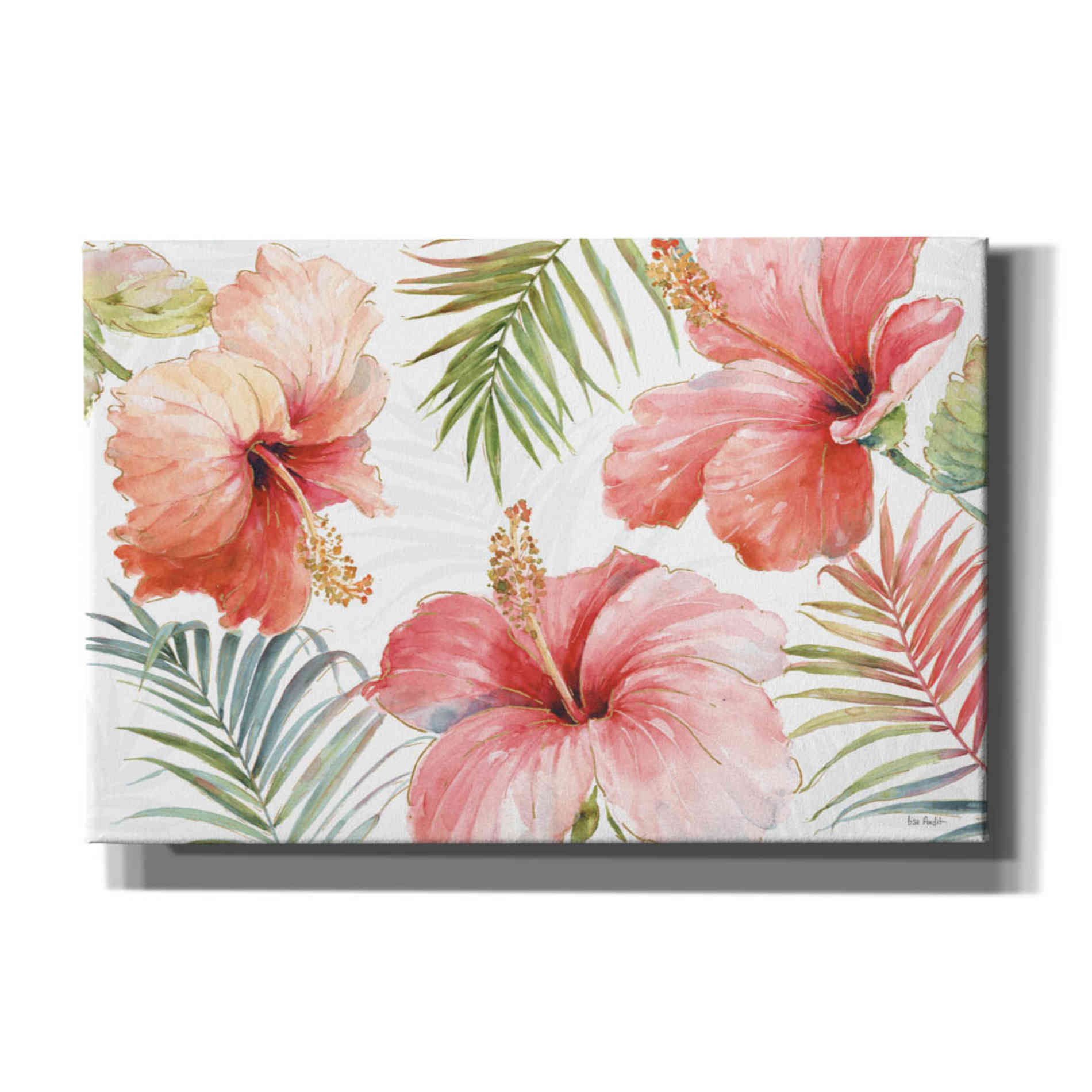 'Tropical Blush I' by Lisa Audit, Canvas Wall Art