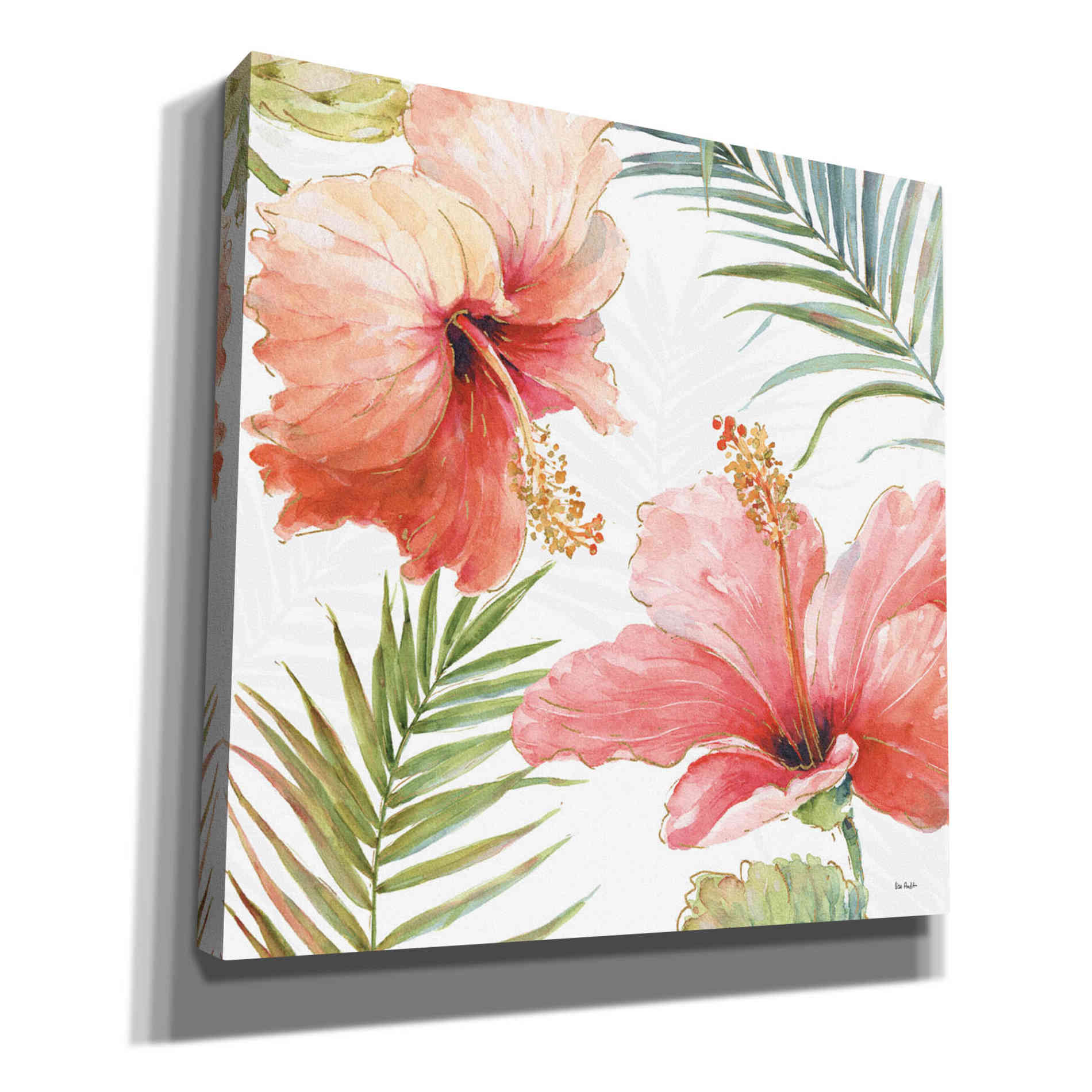 'Tropical Blush II' by Lisa Audit, Canvas Wall Art